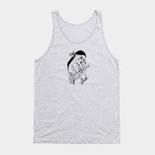 GIRL FLOWERS Tank Top